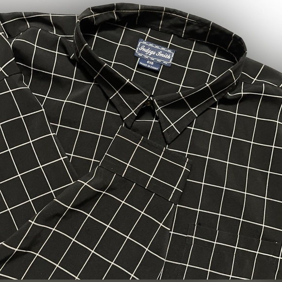 Indygo Smith Mens Button Up Long Sleeve Shirt Pocket Big & Tall 3XB - Picture 1 of 7